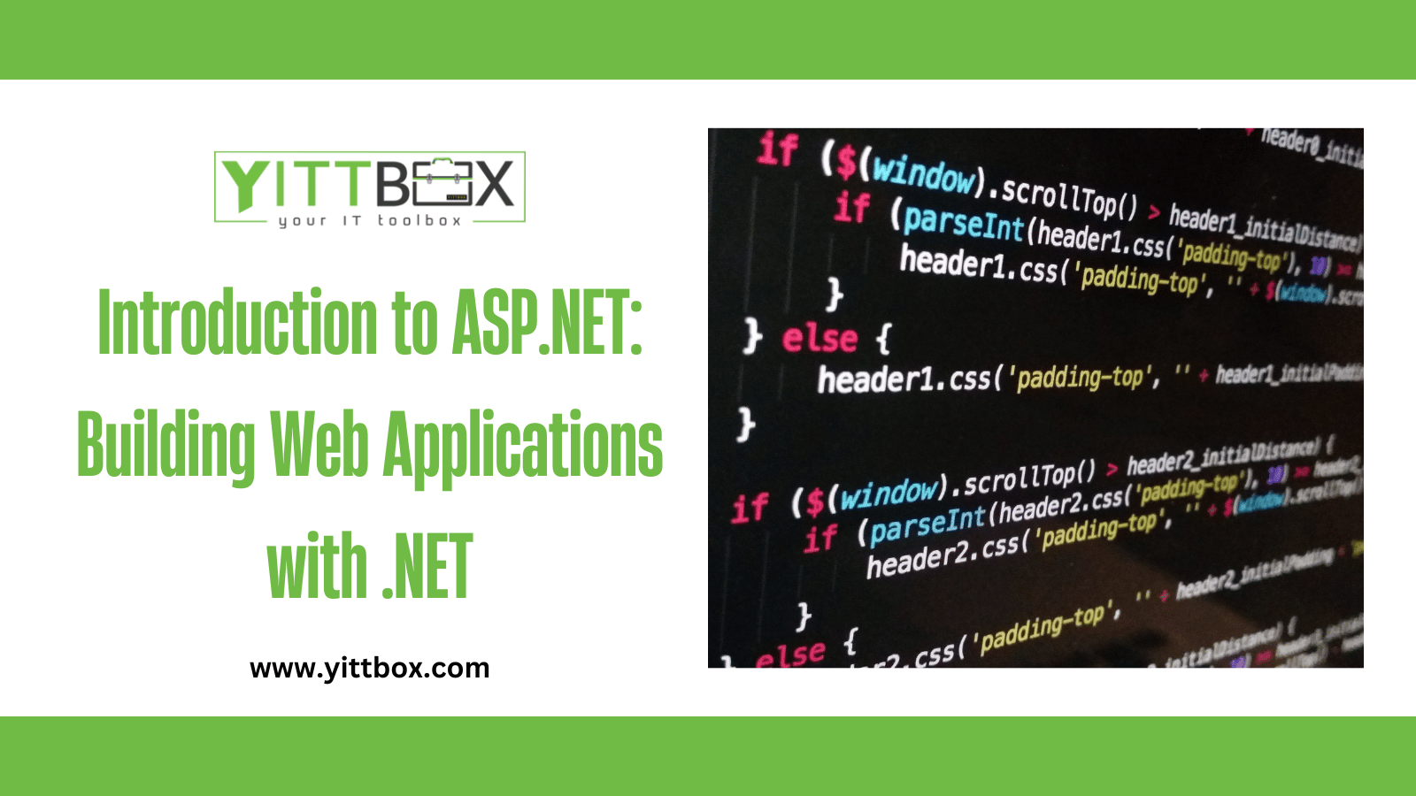 Introduction to ASP.NET: Building Web Applications with .NET